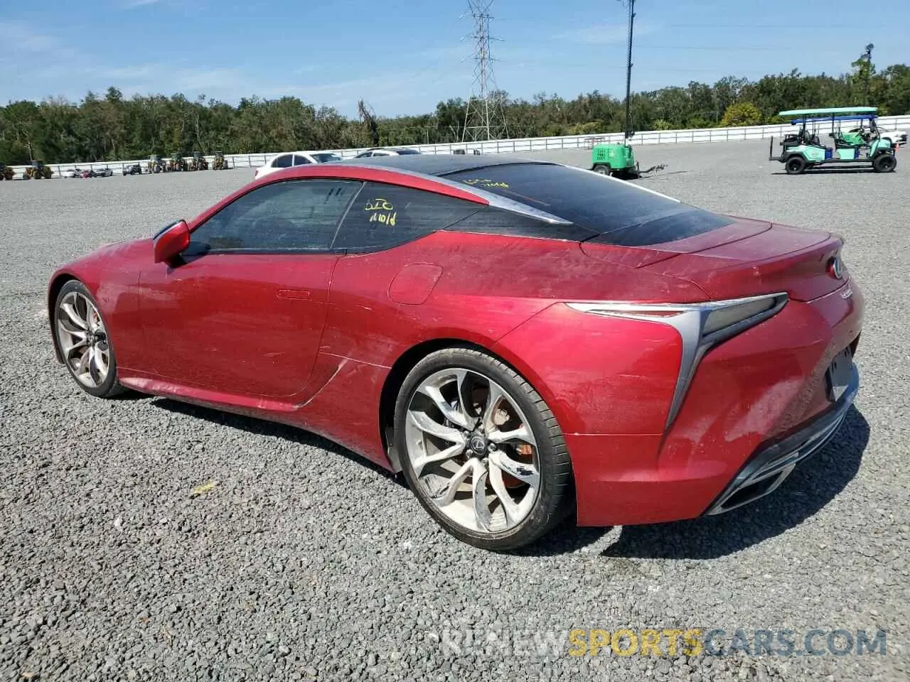 2 Photograph of a damaged car JTHBP5AY7NA104717 LEXUS LC500 2022