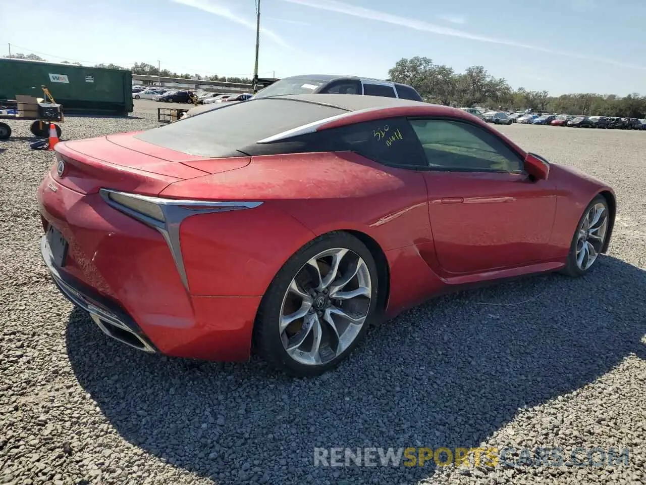 3 Photograph of a damaged car JTHBP5AY7NA104717 LEXUS LC500 2022