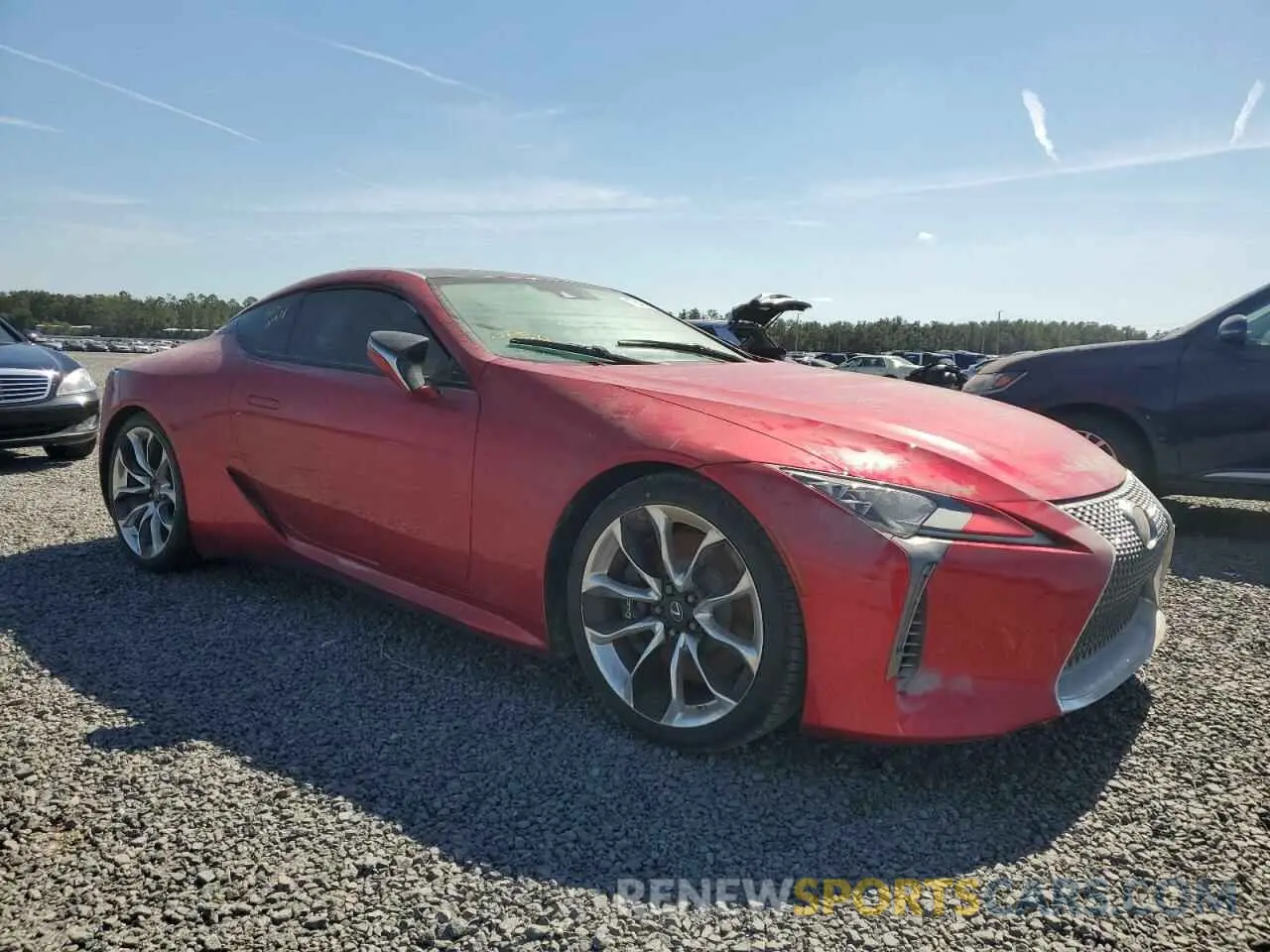 4 Photograph of a damaged car JTHBP5AY7NA104717 LEXUS LC500 2022