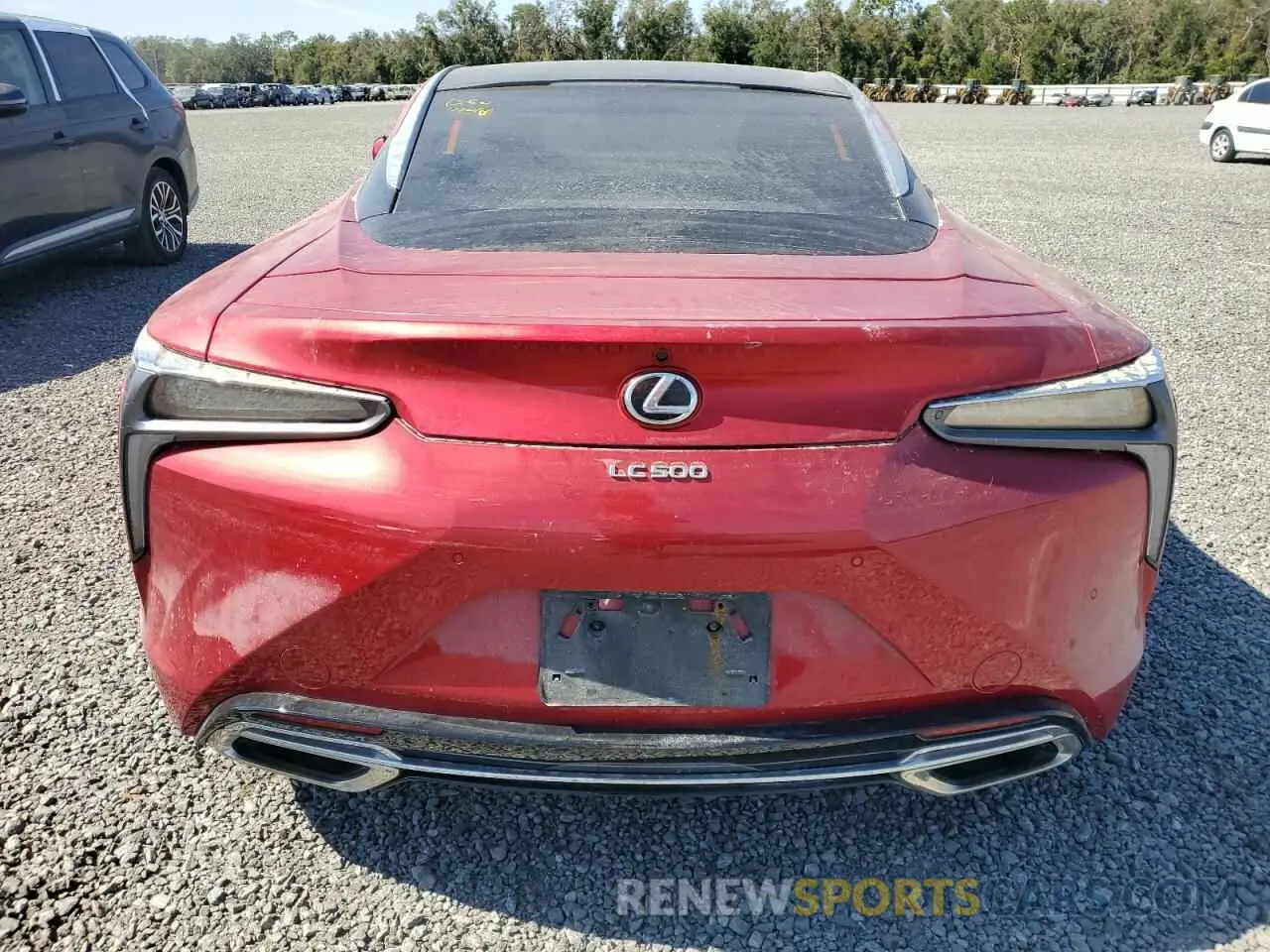 6 Photograph of a damaged car JTHBP5AY7NA104717 LEXUS LC500 2022