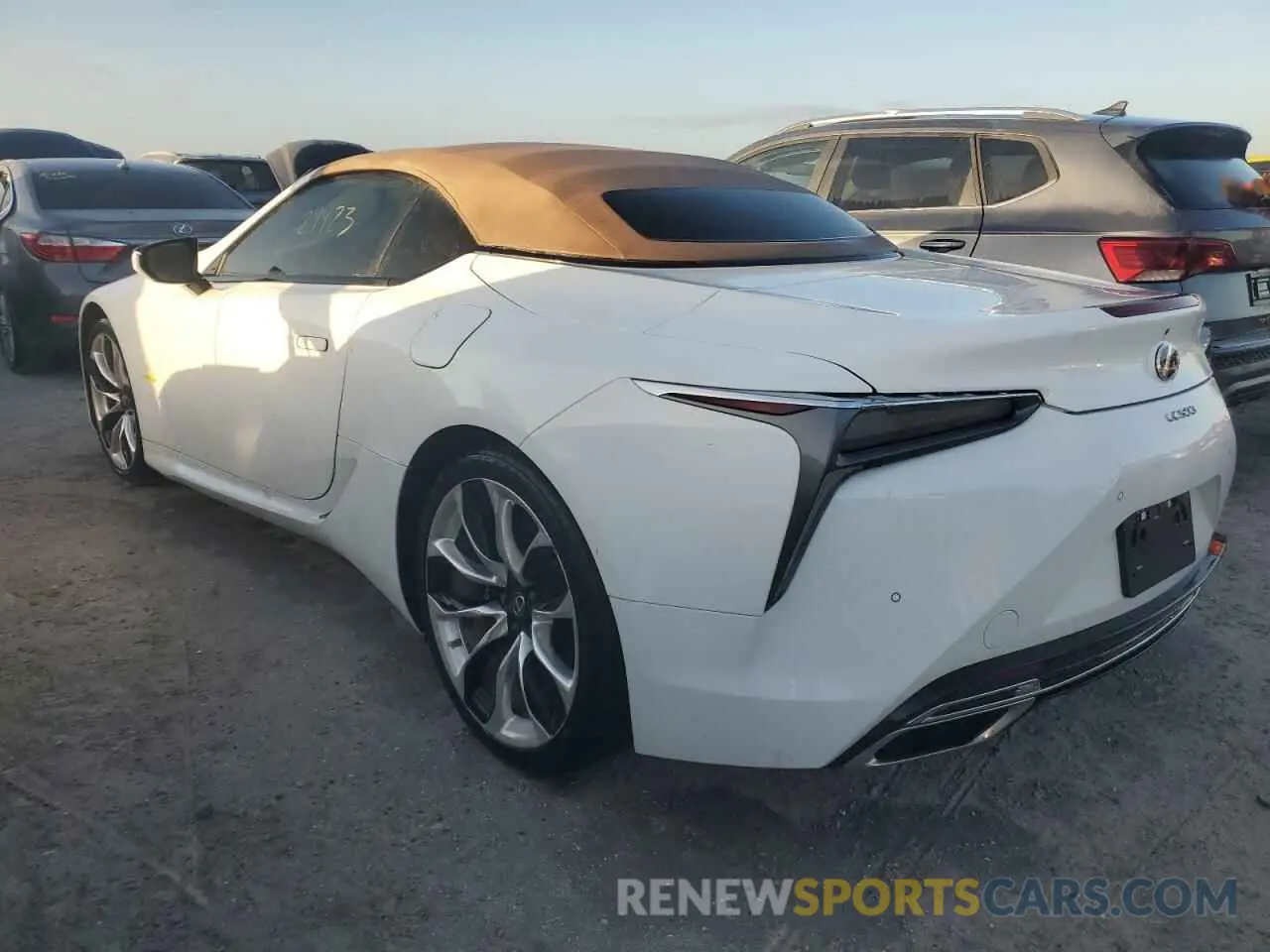 2 Photograph of a damaged car JTHMPAAY0NA104639 LEXUS LC500 2022