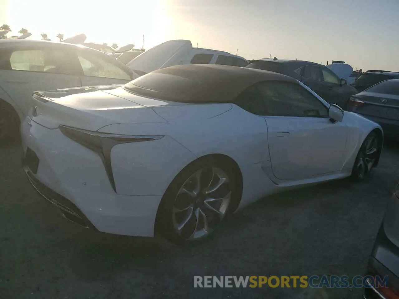 3 Photograph of a damaged car JTHMPAAY0NA104639 LEXUS LC500 2022