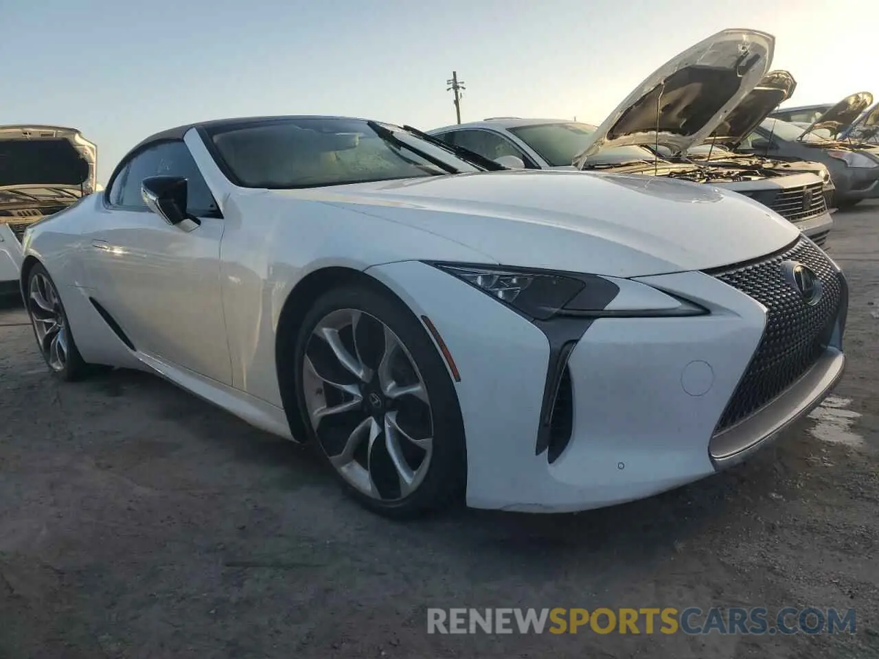 4 Photograph of a damaged car JTHMPAAY0NA104639 LEXUS LC500 2022