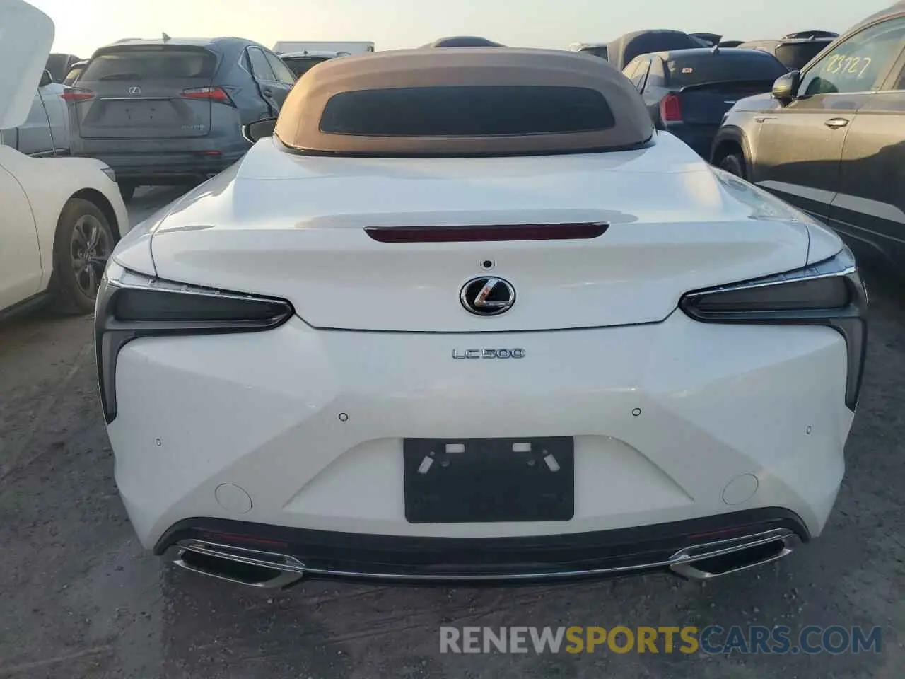 6 Photograph of a damaged car JTHMPAAY0NA104639 LEXUS LC500 2022