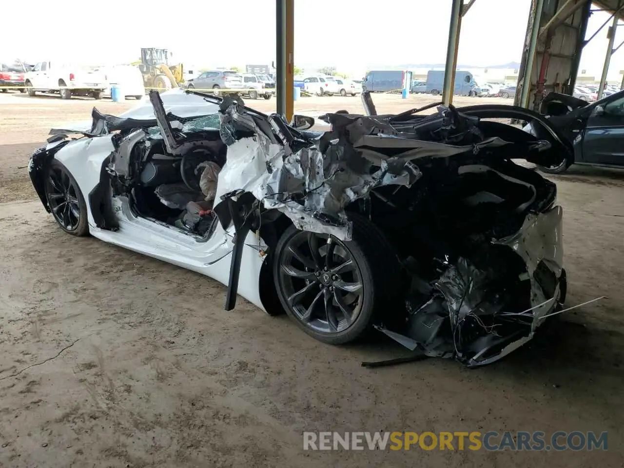 2 Photograph of a damaged car JTHMPAAY8NA105991 LEXUS LC500 2022