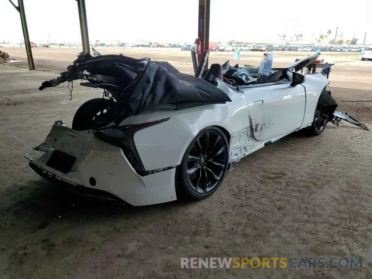 3 Photograph of a damaged car JTHMPAAY8NA105991 LEXUS LC500 2022