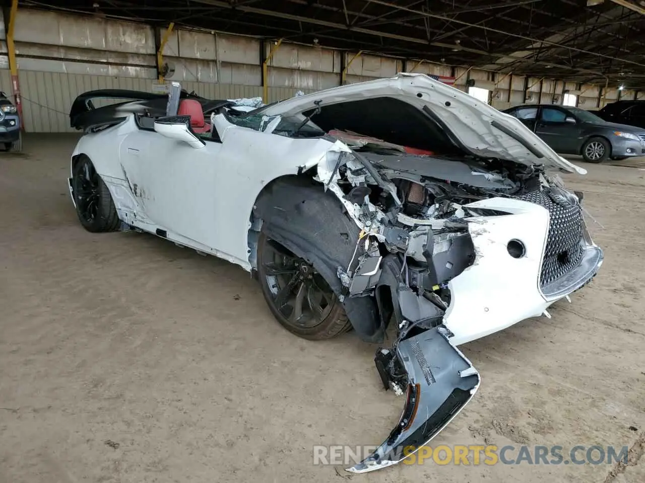 4 Photograph of a damaged car JTHMPAAY8NA105991 LEXUS LC500 2022