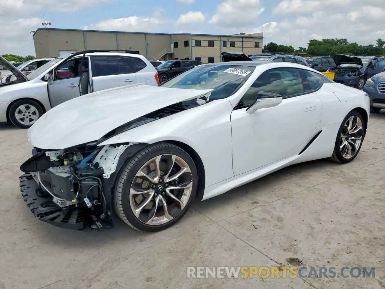 1 Photograph of a damaged car JTHBP5AY2PA107804 LEXUS LC500 2023