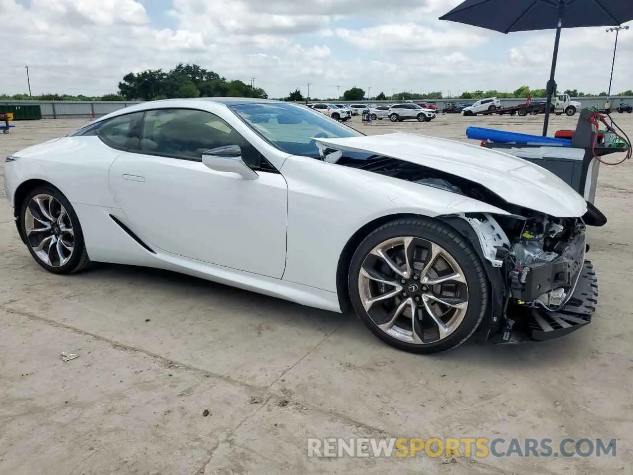 4 Photograph of a damaged car JTHBP5AY2PA107804 LEXUS LC500 2023