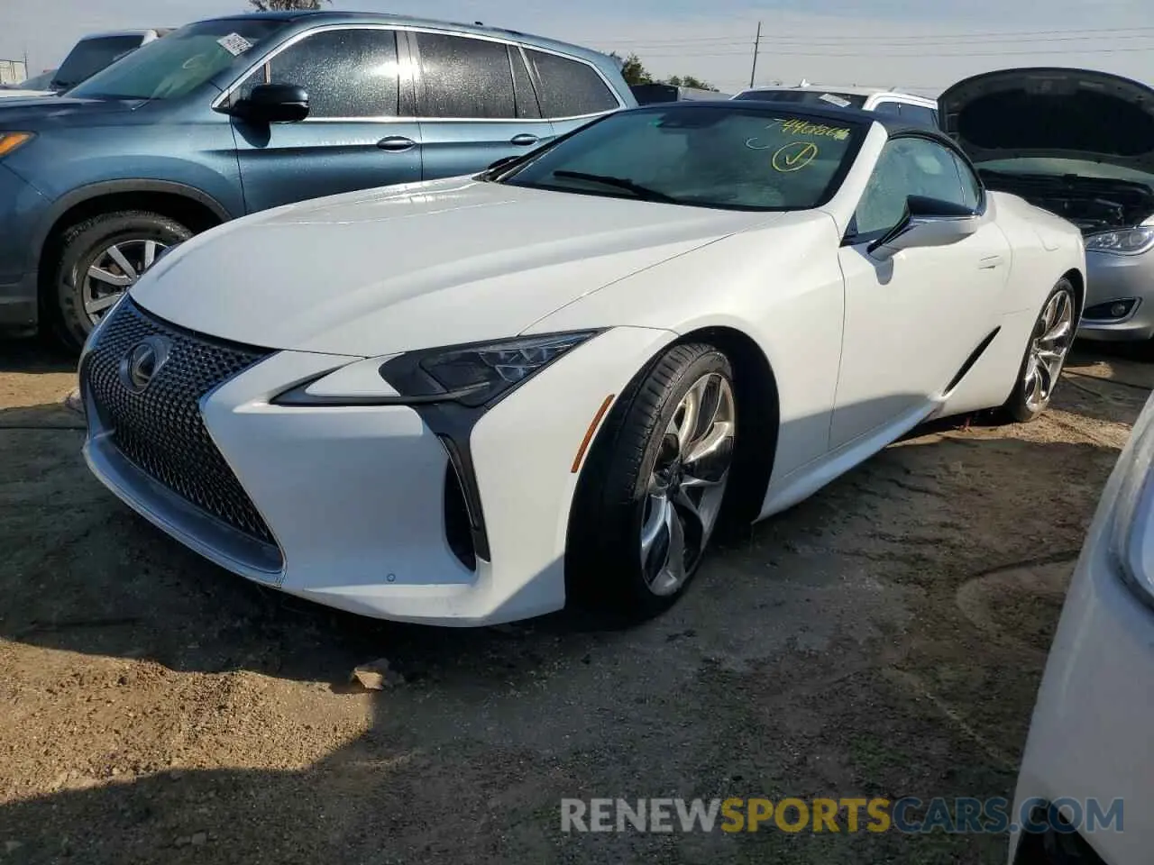 1 Photograph of a damaged car JTHMPAAY4PA106848 LEXUS LC500 2023