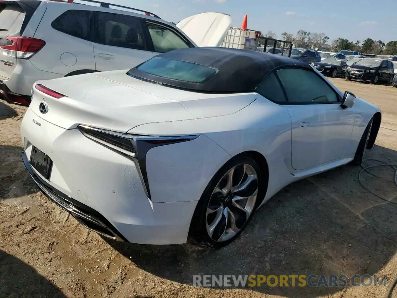 3 Photograph of a damaged car JTHMPAAY4PA106848 LEXUS LC500 2023