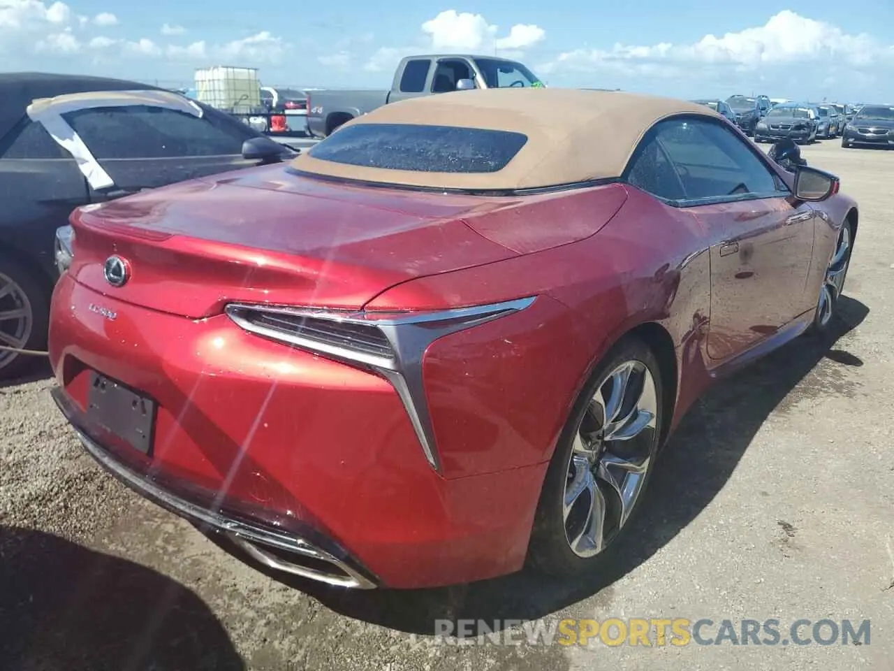 3 Photograph of a damaged car JTHMPAAY6PA107483 LEXUS LC500 2023