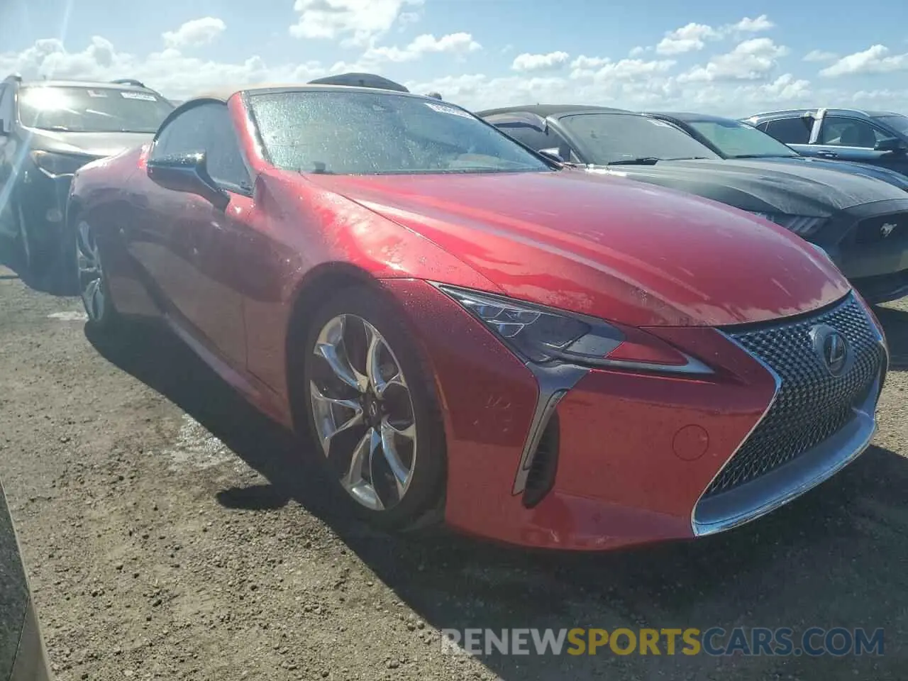 4 Photograph of a damaged car JTHMPAAY6PA107483 LEXUS LC500 2023