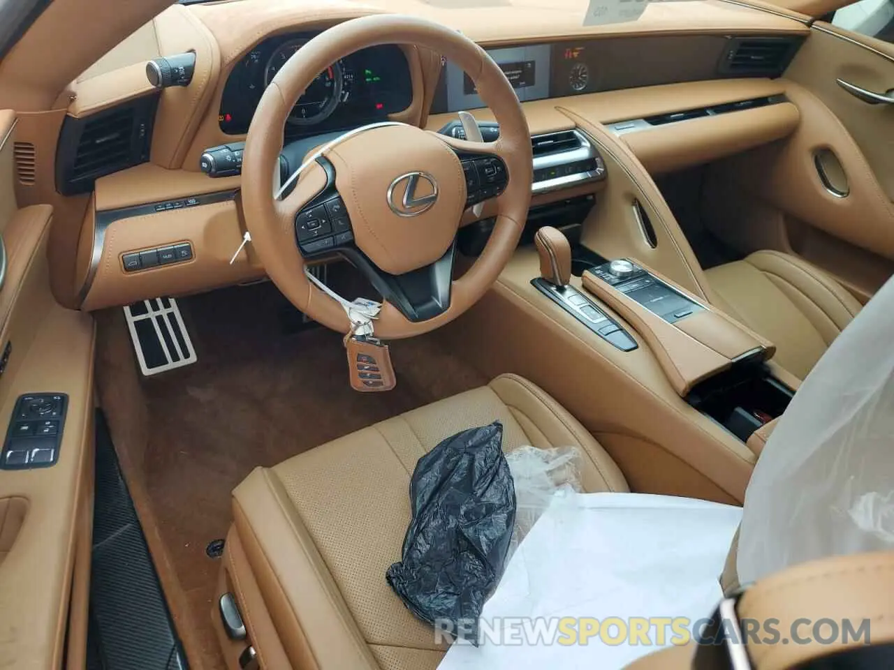 8 Photograph of a damaged car JTHMPAAY6PA107483 LEXUS LC500 2023