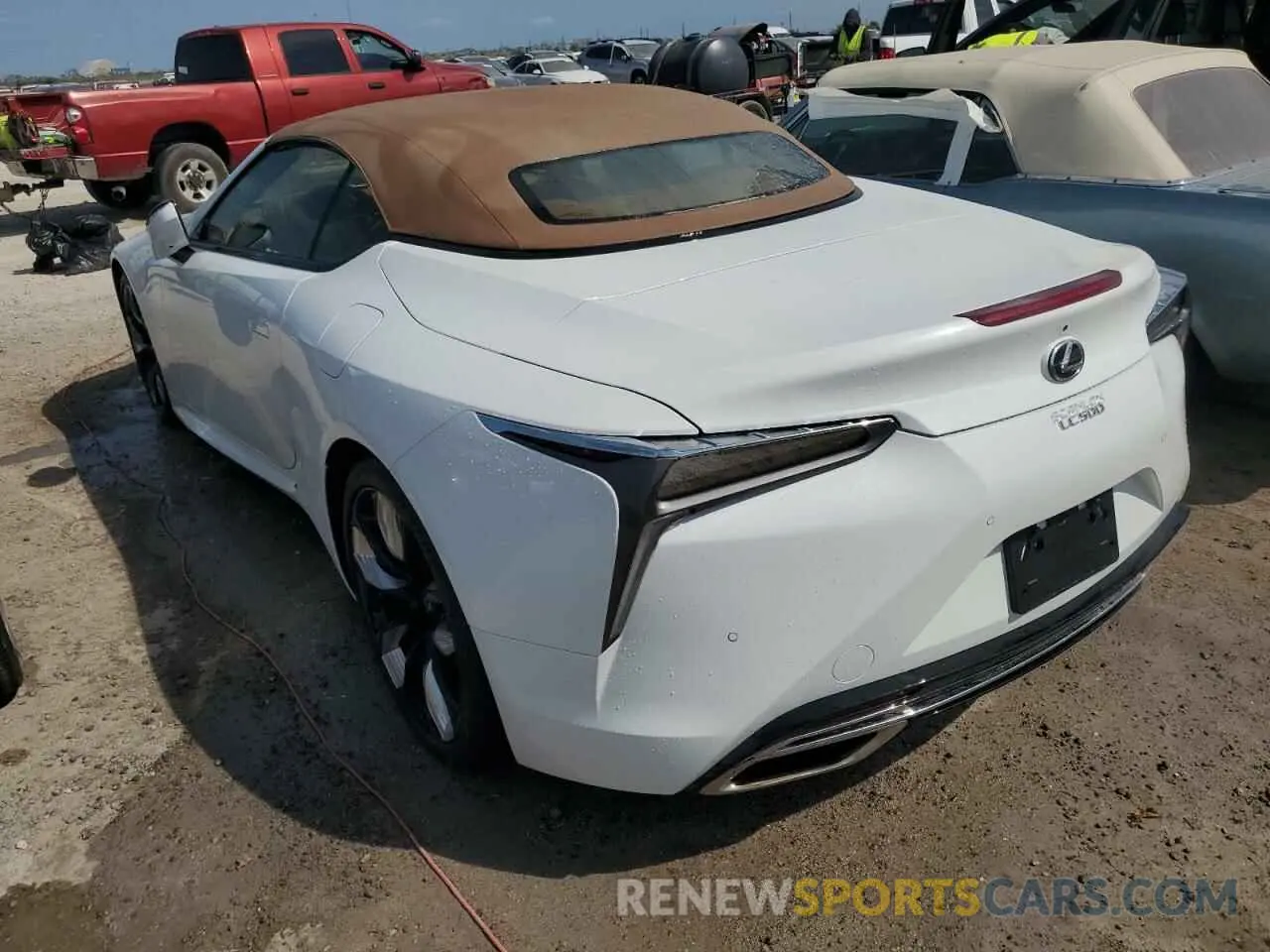 2 Photograph of a damaged car JTHMPAAY1RA108771 LEXUS LC500 2024