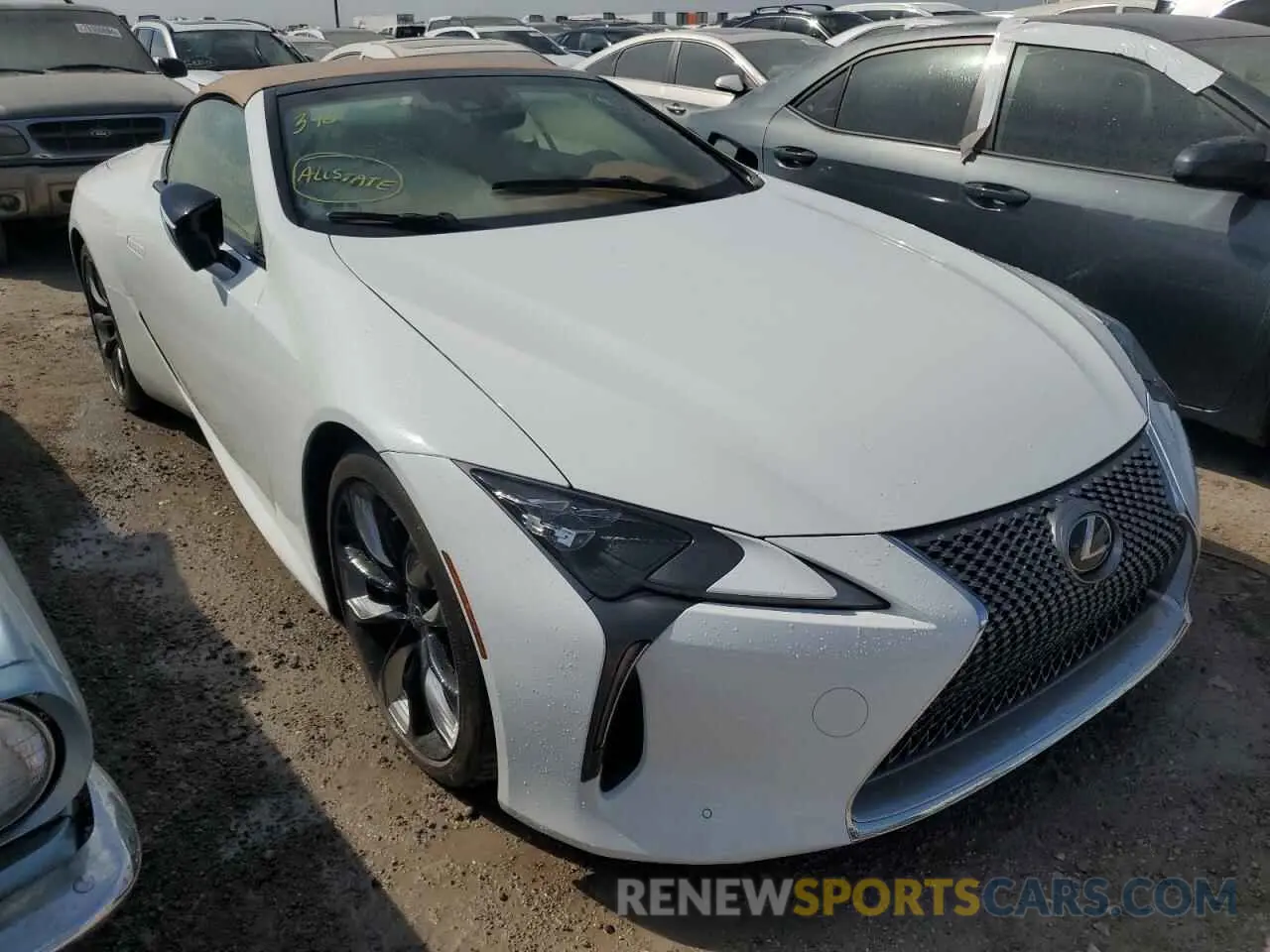 4 Photograph of a damaged car JTHMPAAY1RA108771 LEXUS LC500 2024