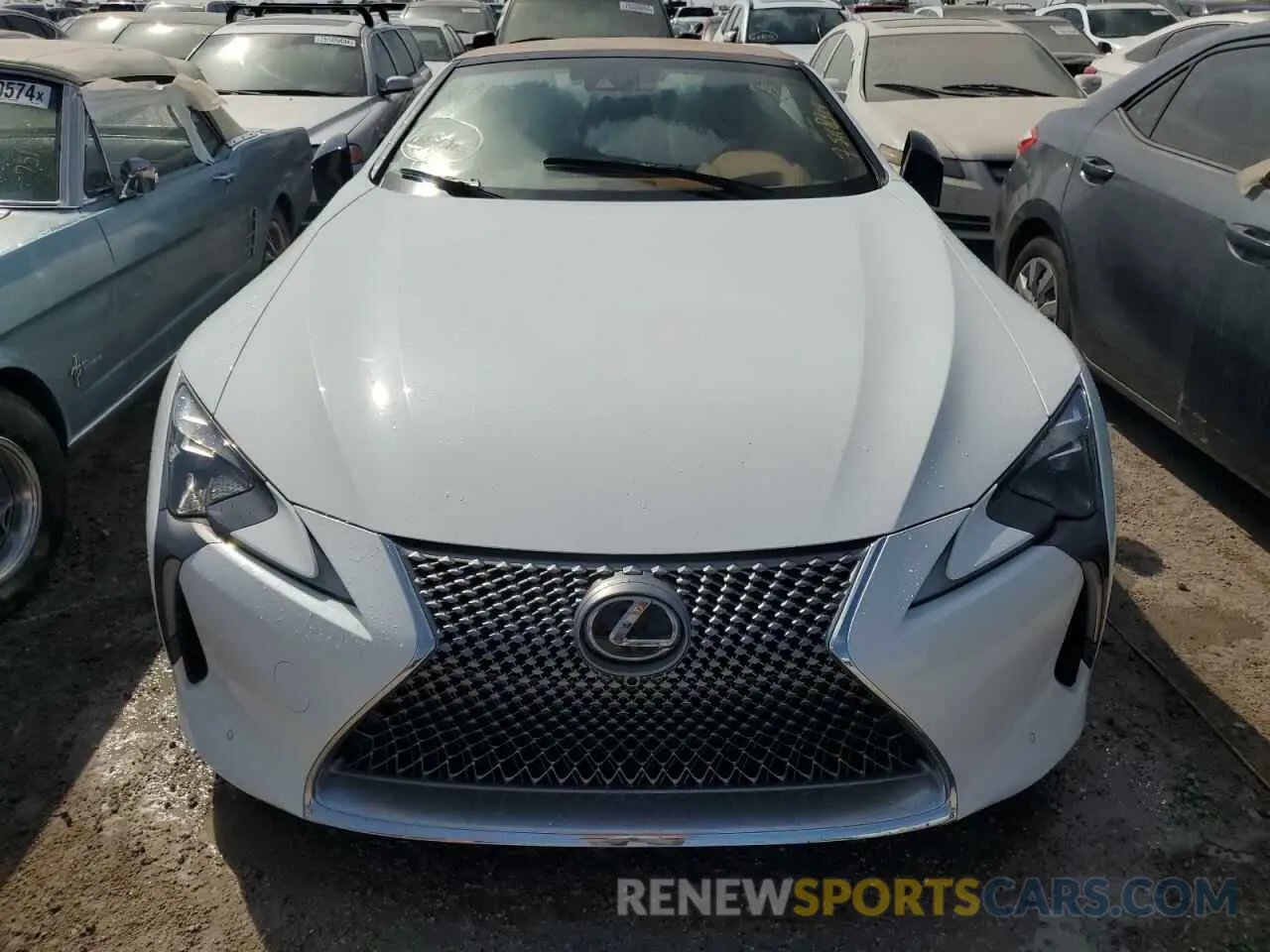5 Photograph of a damaged car JTHMPAAY1RA108771 LEXUS LC500 2024