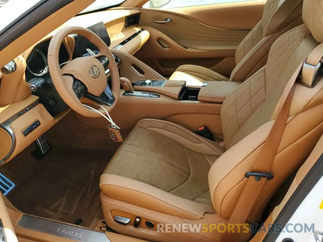7 Photograph of a damaged car JTHMPAAY1RA108771 LEXUS LC500 2024