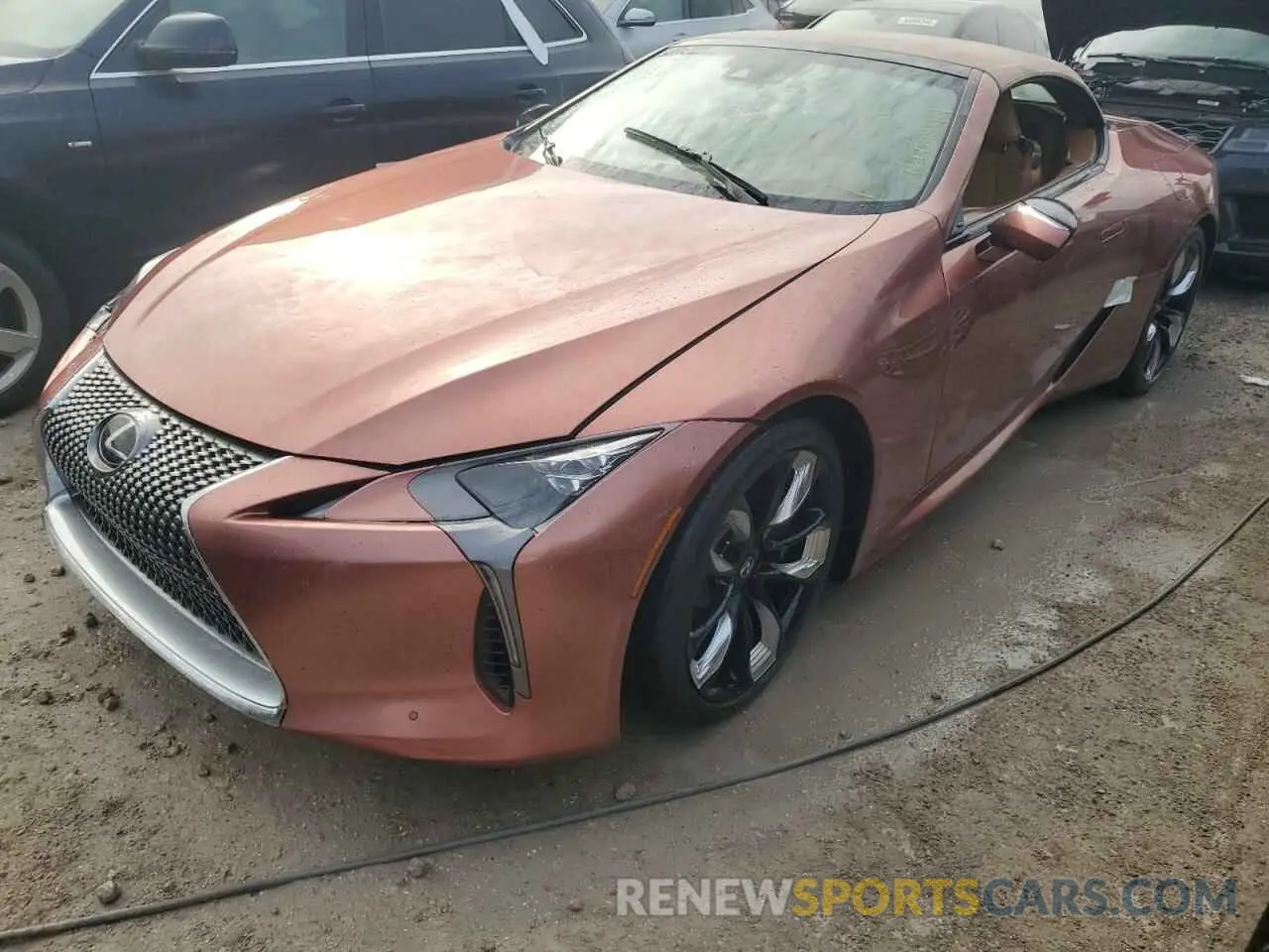1 Photograph of a damaged car JTHMPAAY4RA110109 LEXUS LC500 2024