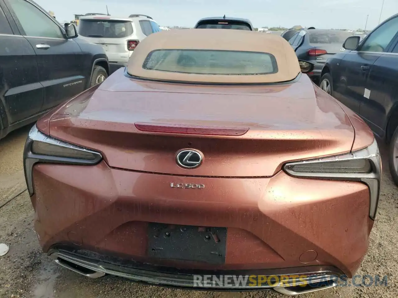 6 Photograph of a damaged car JTHMPAAY4RA110109 LEXUS LC500 2024