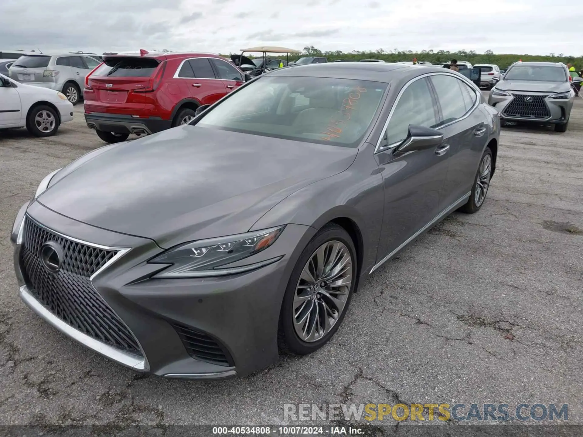 2 Photograph of a damaged car JTHB51FF3K5010148 LEXUS LS 2019