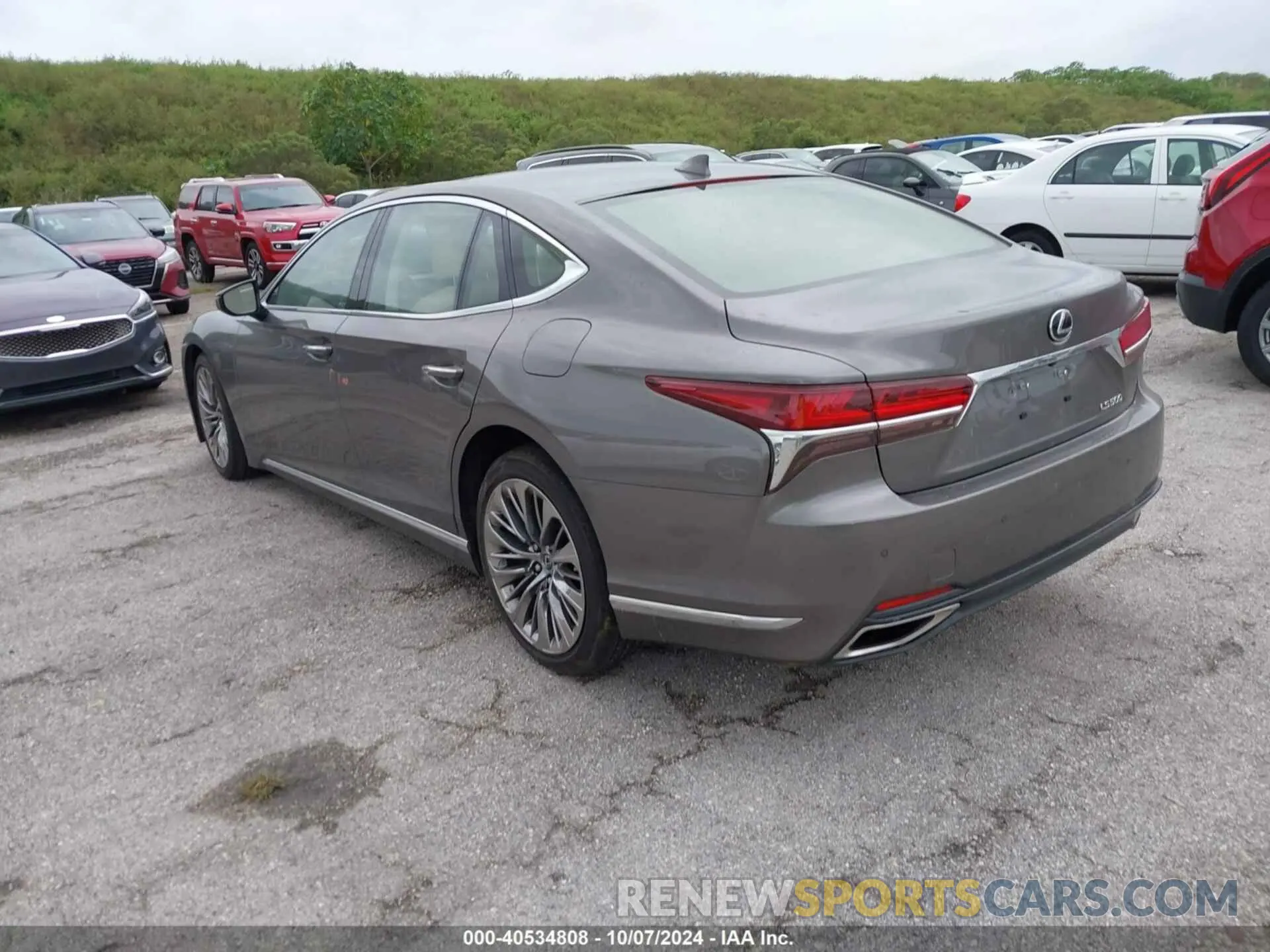 3 Photograph of a damaged car JTHB51FF3K5010148 LEXUS LS 2019