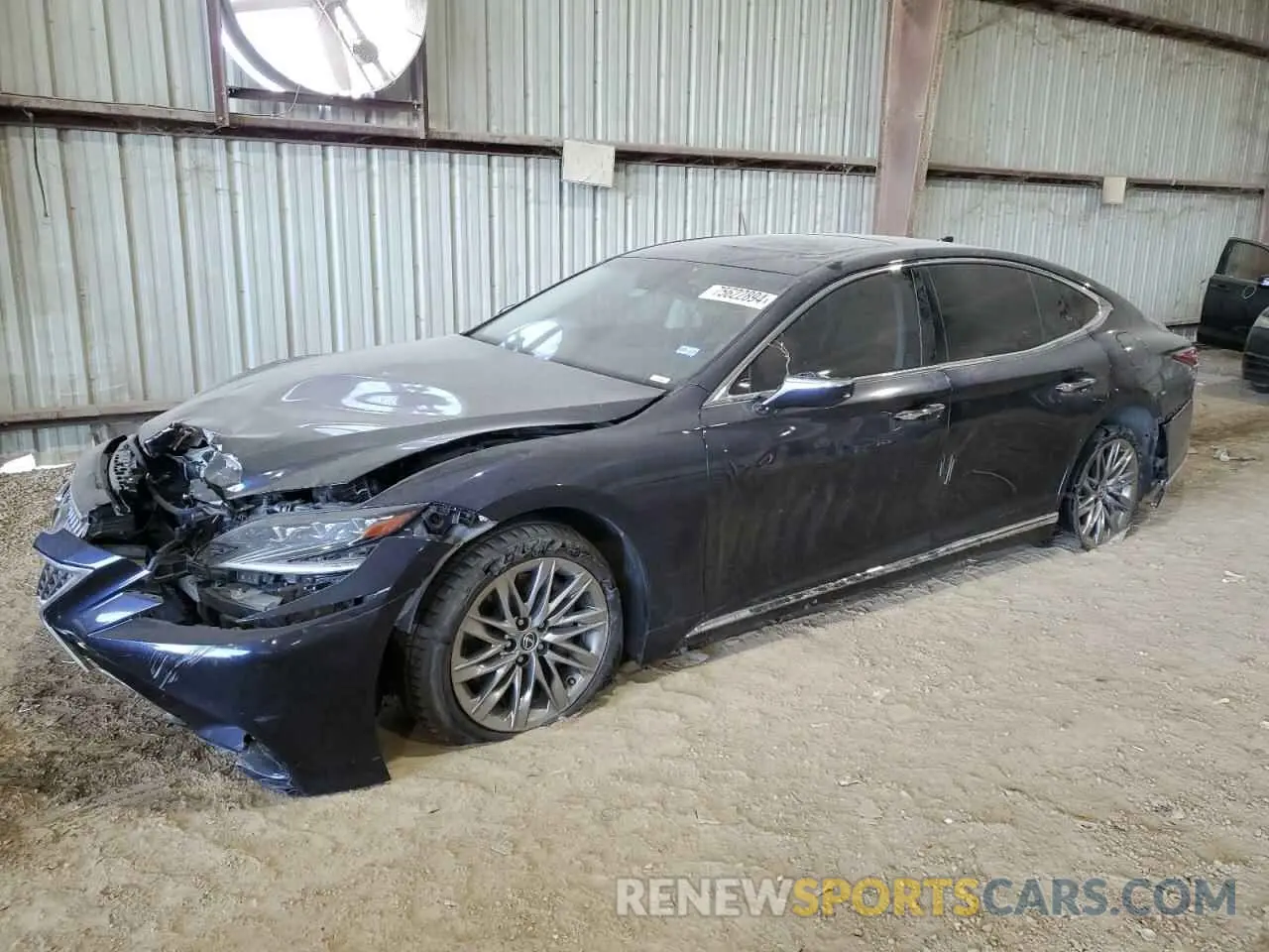 1 Photograph of a damaged car JTHB51FF0K5007269 LEXUS LS500 2019