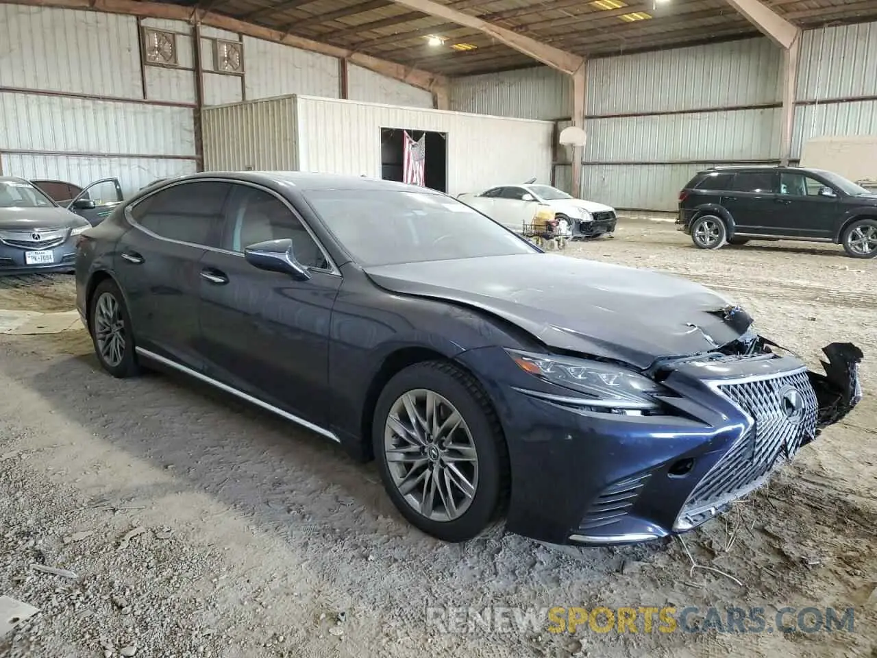 4 Photograph of a damaged car JTHB51FF0K5007269 LEXUS LS500 2019