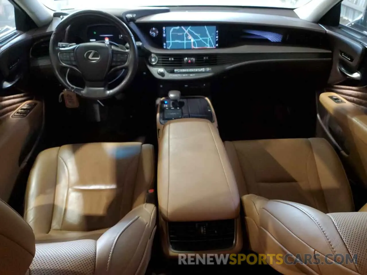 8 Photograph of a damaged car JTHB51FF0K5007269 LEXUS LS500 2019