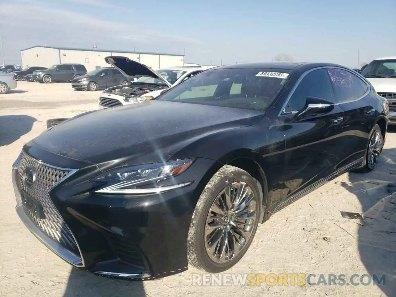 1 Photograph of a damaged car JTHB51FF0K5009216 LEXUS LS500 2019