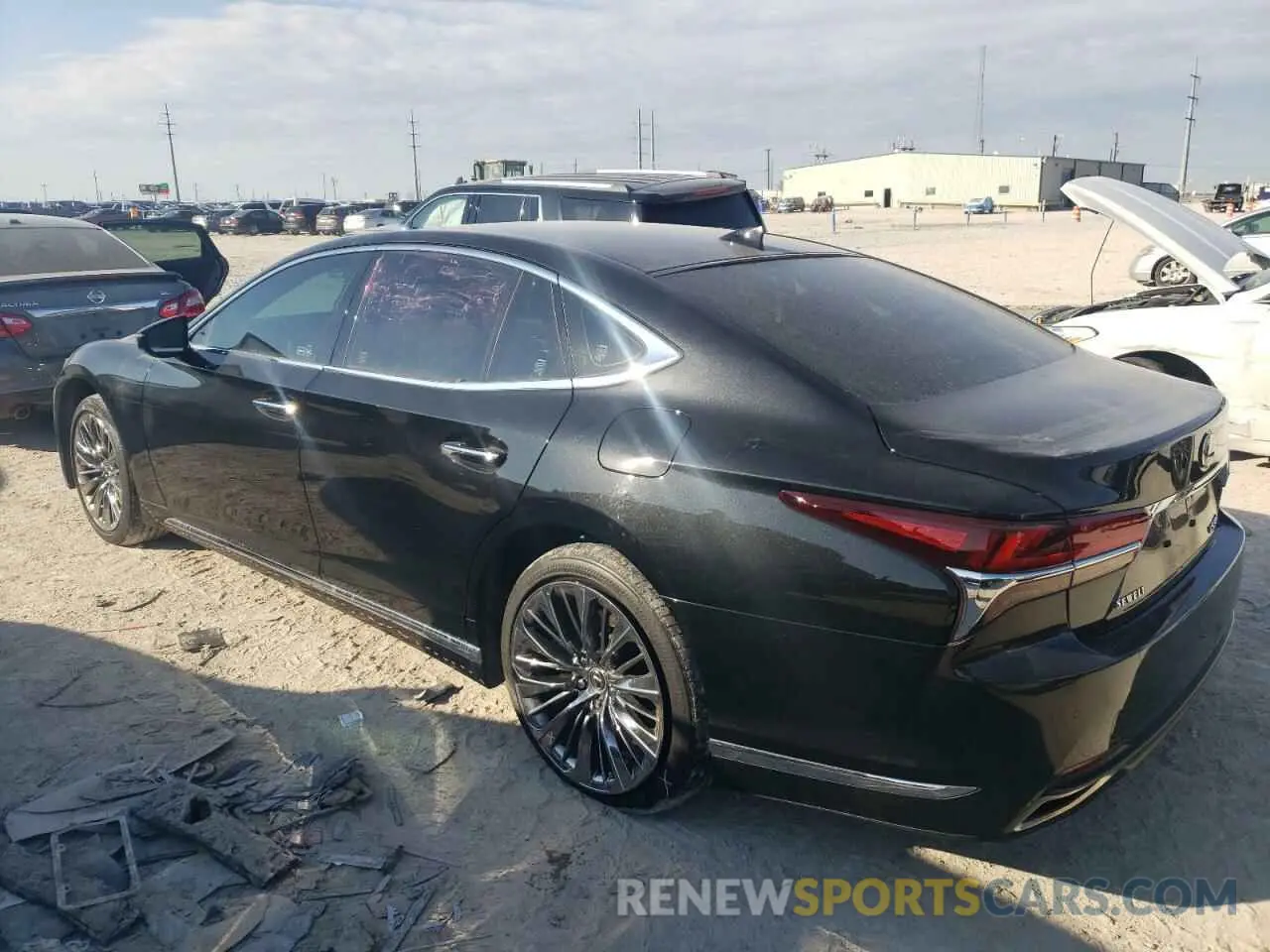 2 Photograph of a damaged car JTHB51FF0K5009216 LEXUS LS500 2019