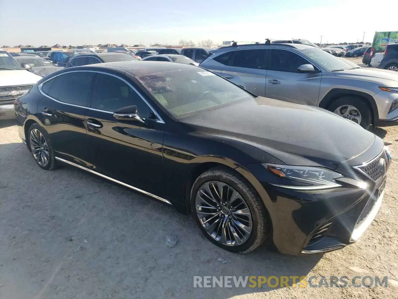 4 Photograph of a damaged car JTHB51FF0K5009216 LEXUS LS500 2019
