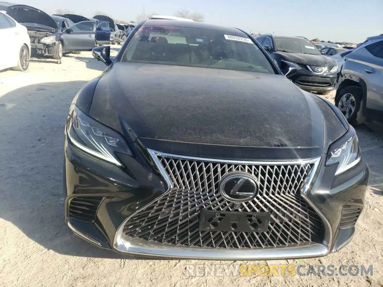 5 Photograph of a damaged car JTHB51FF0K5009216 LEXUS LS500 2019