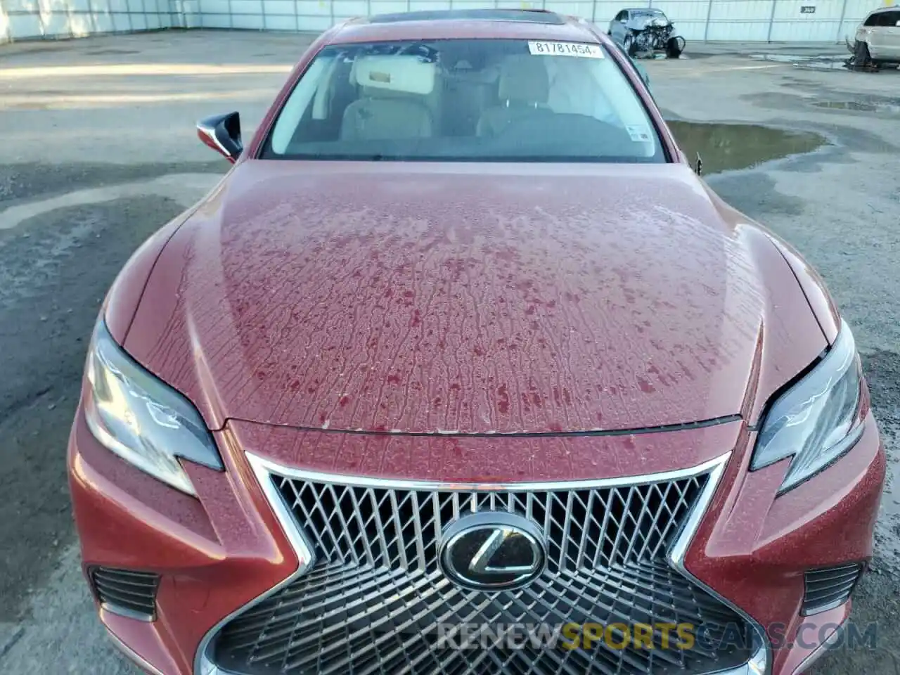 11 Photograph of a damaged car JTHB51FF1K5007992 LEXUS LS500 2019