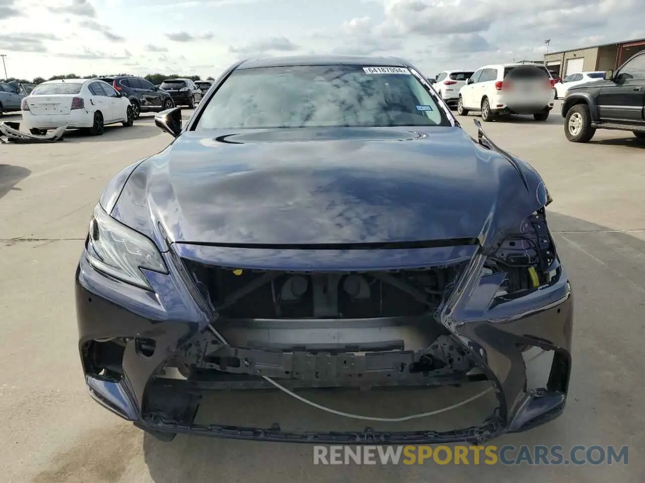 5 Photograph of a damaged car JTHB51FF2K5009699 LEXUS LS500 2019