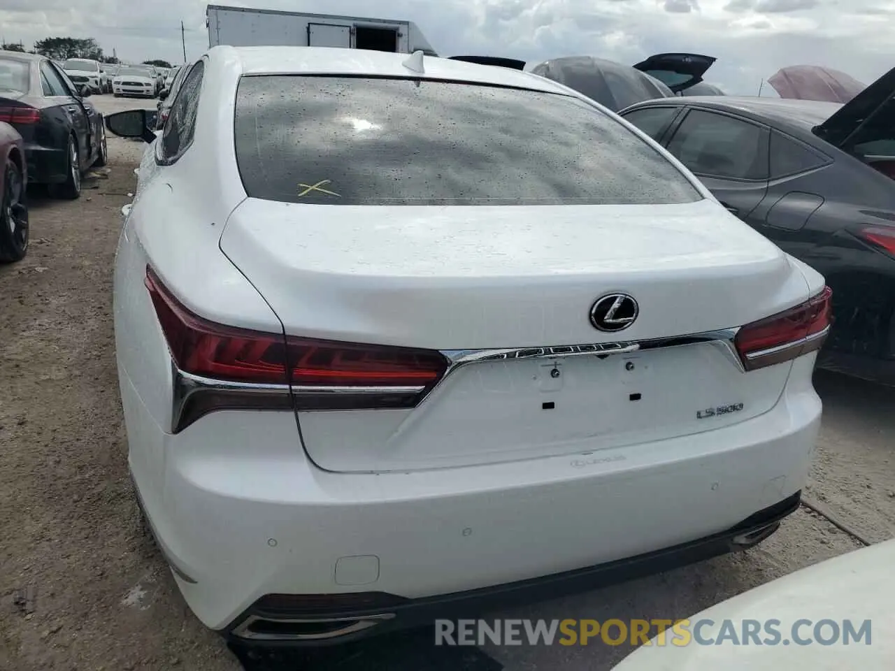 6 Photograph of a damaged car JTHB51FF4K5007906 LEXUS LS500 2019