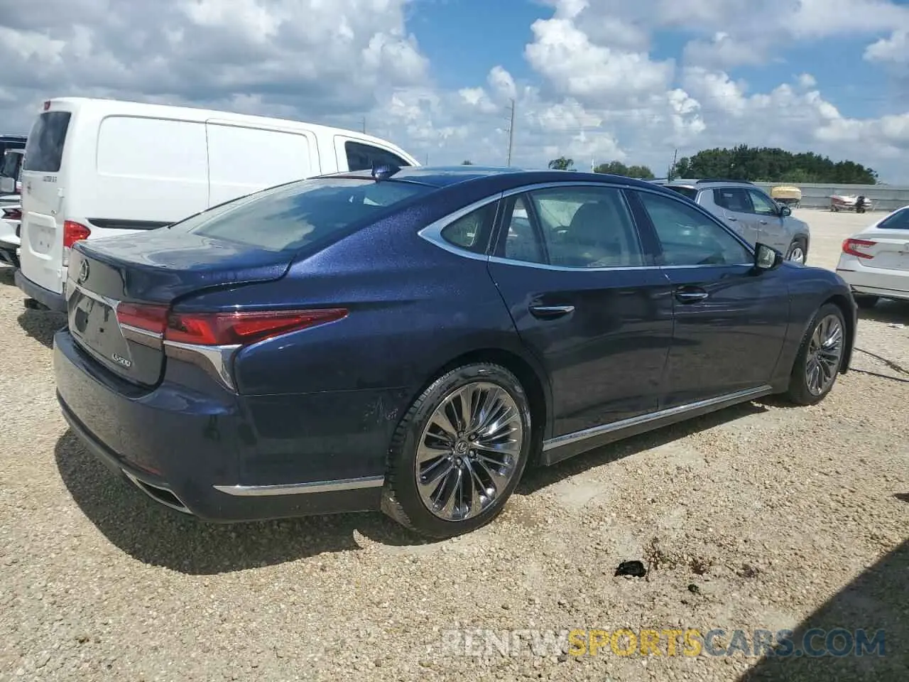 3 Photograph of a damaged car JTHB51FF6K5008670 LEXUS LS500 2019