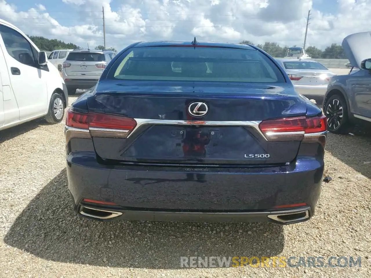 6 Photograph of a damaged car JTHB51FF6K5008670 LEXUS LS500 2019
