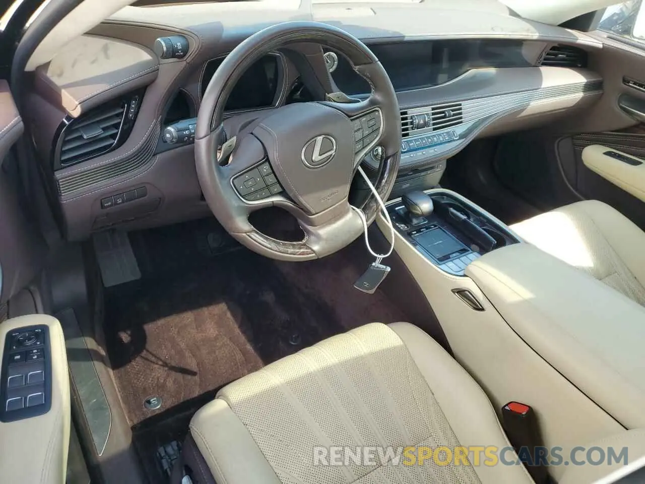 8 Photograph of a damaged car JTHB51FF6K5008670 LEXUS LS500 2019