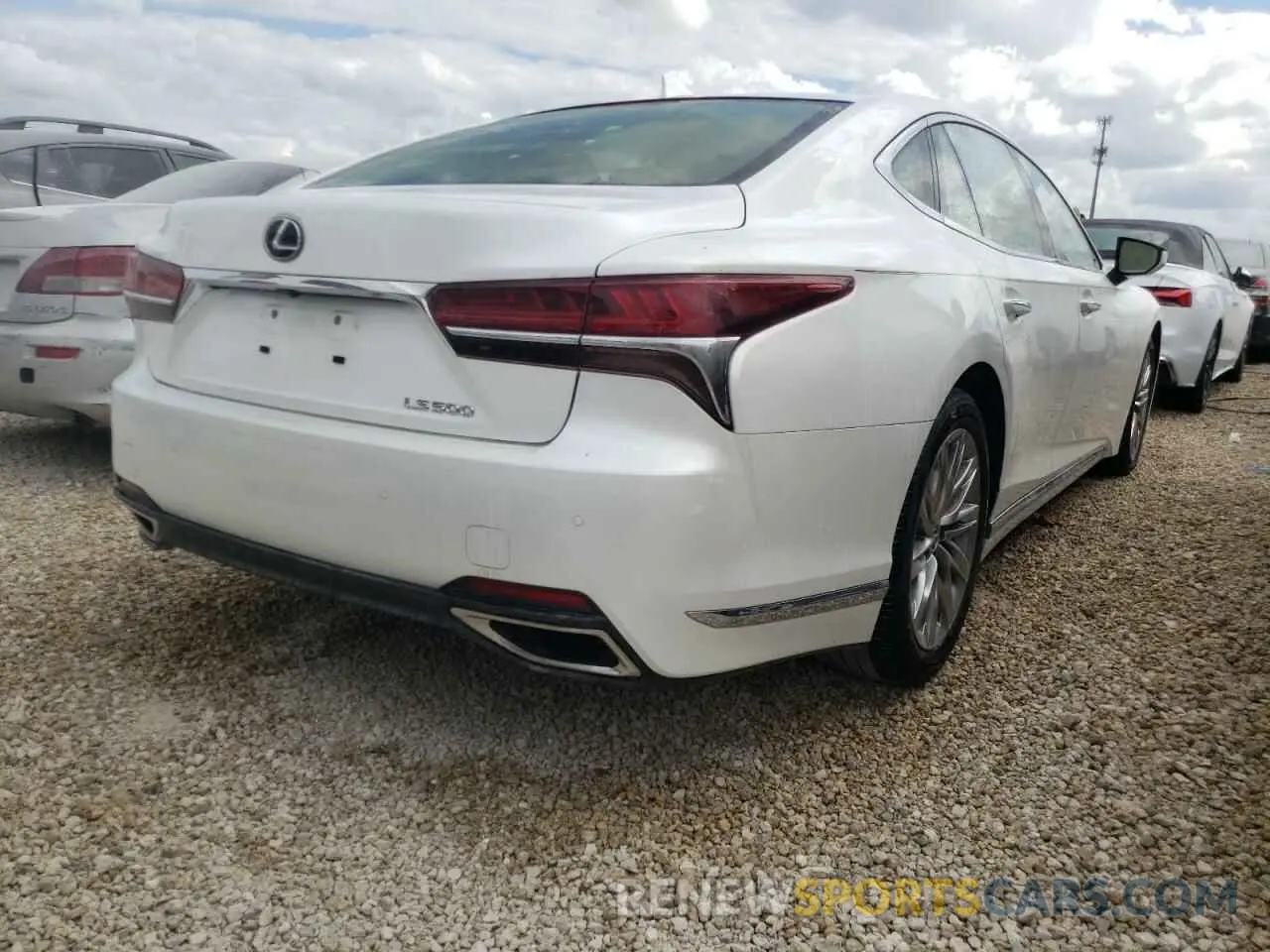 4 Photograph of a damaged car JTHB51FF8K5008086 LEXUS LS500 2019