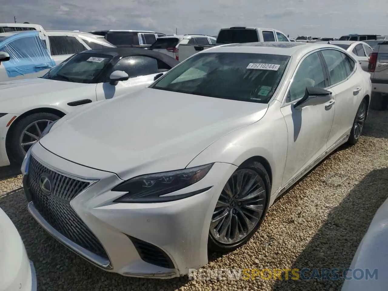 1 Photograph of a damaged car JTHB51FF8K5009061 LEXUS LS500 2019