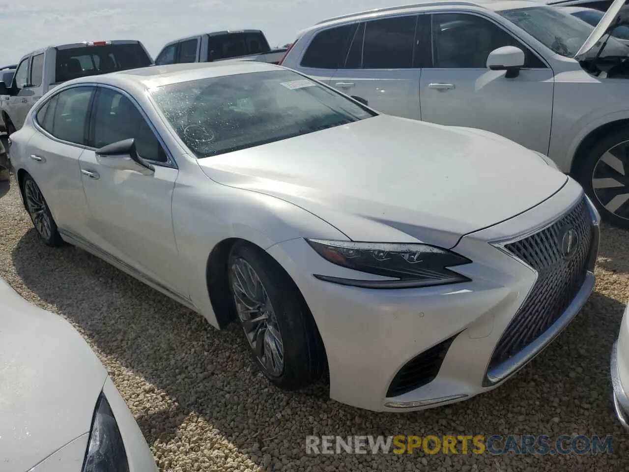 4 Photograph of a damaged car JTHB51FF8K5009061 LEXUS LS500 2019