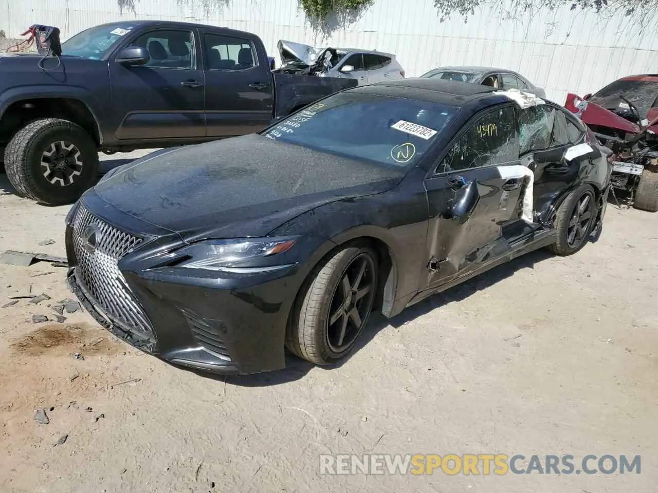 2 Photograph of a damaged car JTHB51FF9K5007609 LEXUS LS500 2019