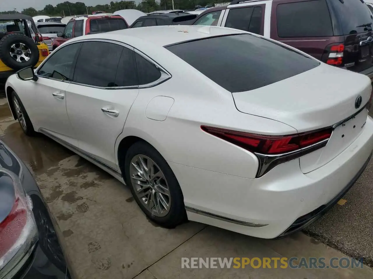 2 Photograph of a damaged car JTHB51FFXK5009417 LEXUS LS500 2019