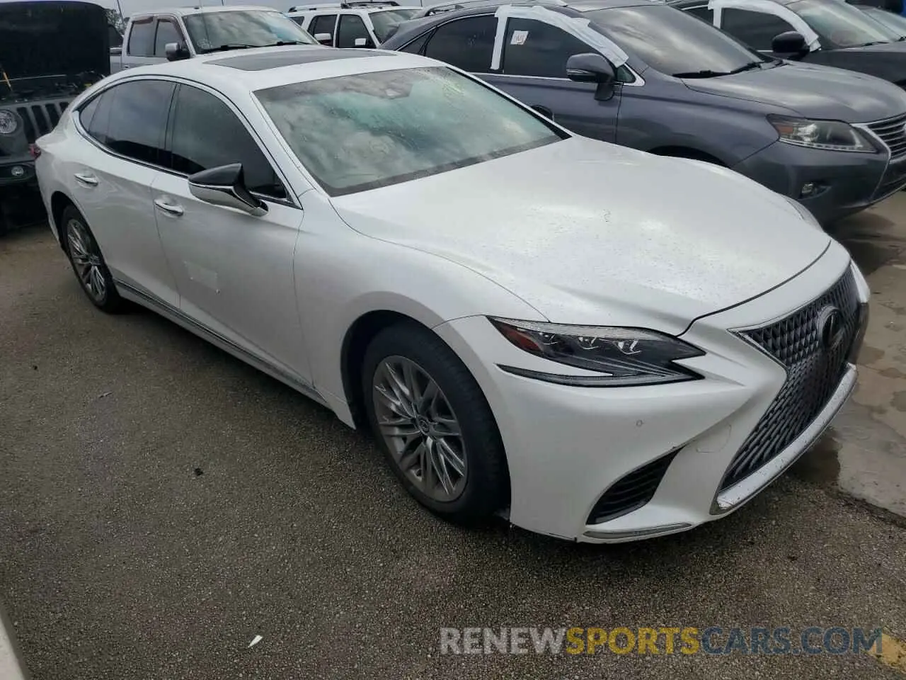 4 Photograph of a damaged car JTHB51FFXK5009417 LEXUS LS500 2019