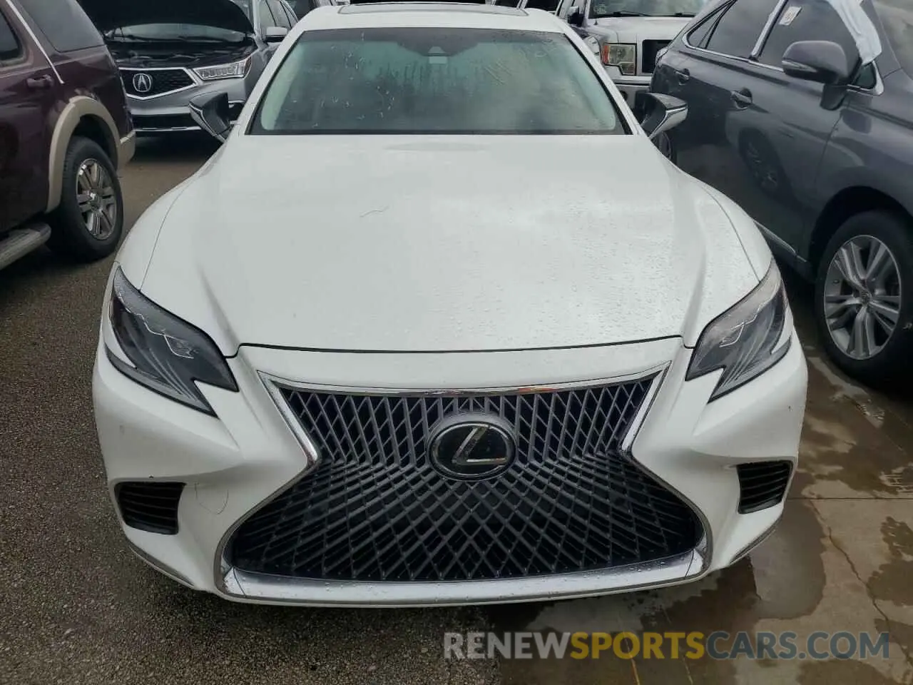 5 Photograph of a damaged car JTHB51FFXK5009417 LEXUS LS500 2019