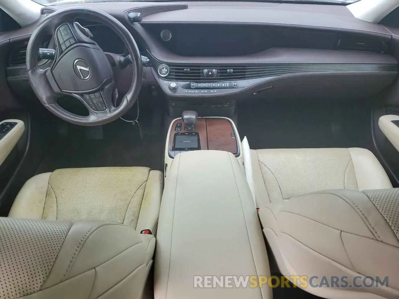 8 Photograph of a damaged car JTHB51FFXK5009417 LEXUS LS500 2019