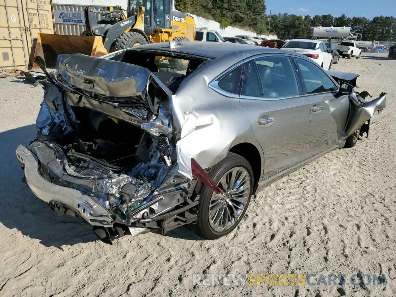 4 Photograph of a damaged car JTHB51FFXK5009482 LEXUS LS500 2019