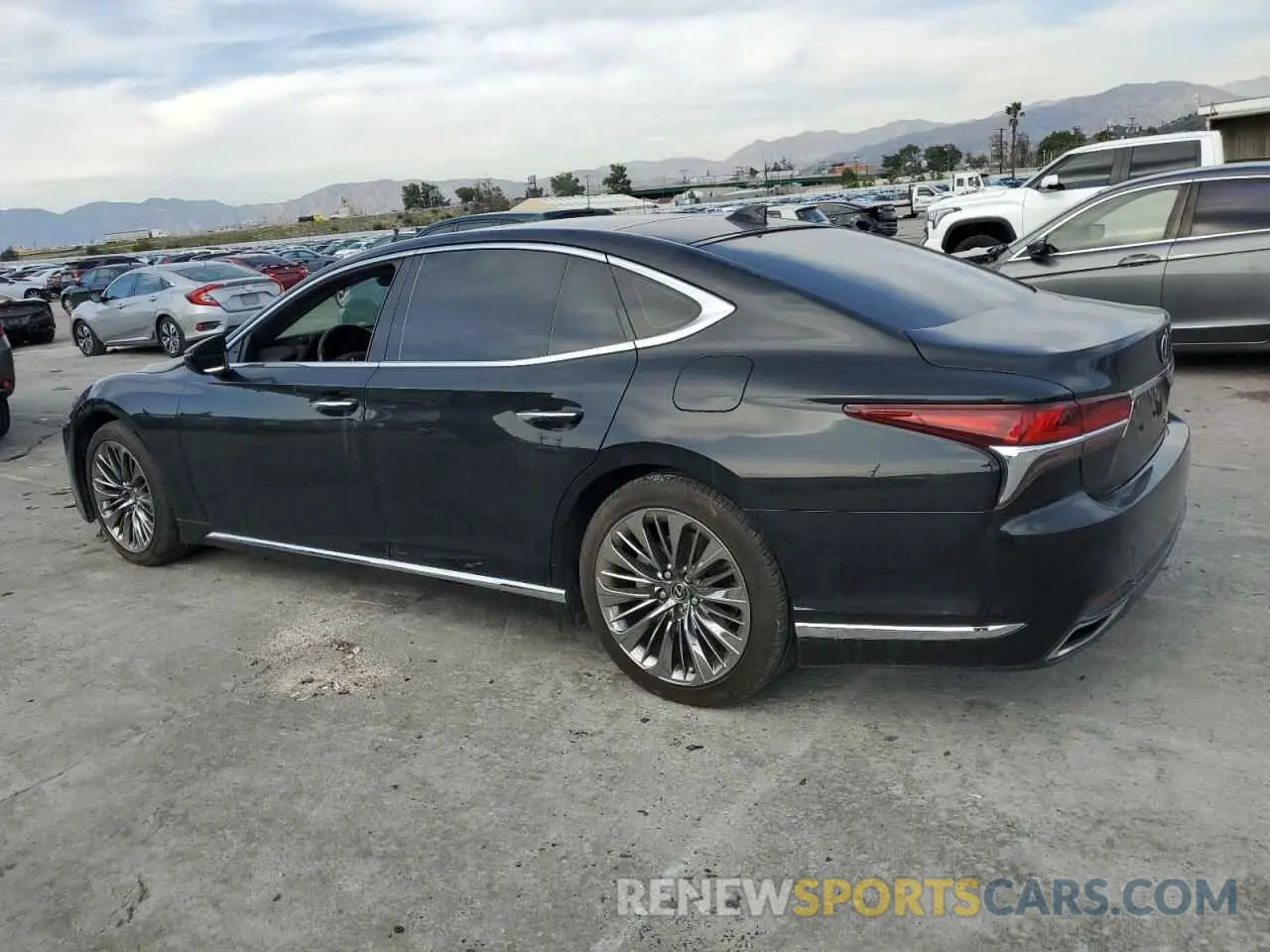 2 Photograph of a damaged car JTHB5LFFXK5009462 LEXUS LS500 2019