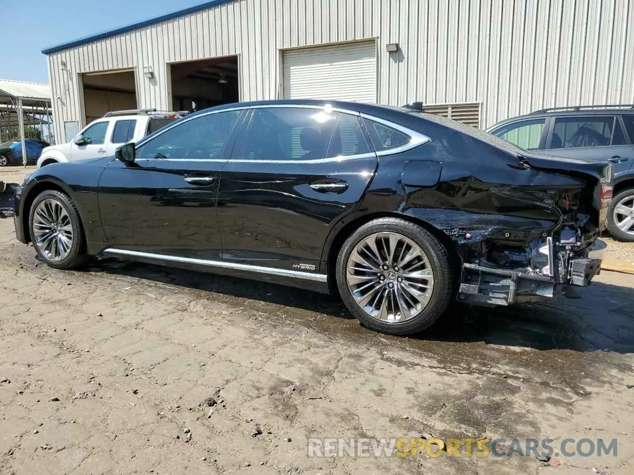 2 Photograph of a damaged car JTHBY1FF0K5004329 LEXUS LS500 2019